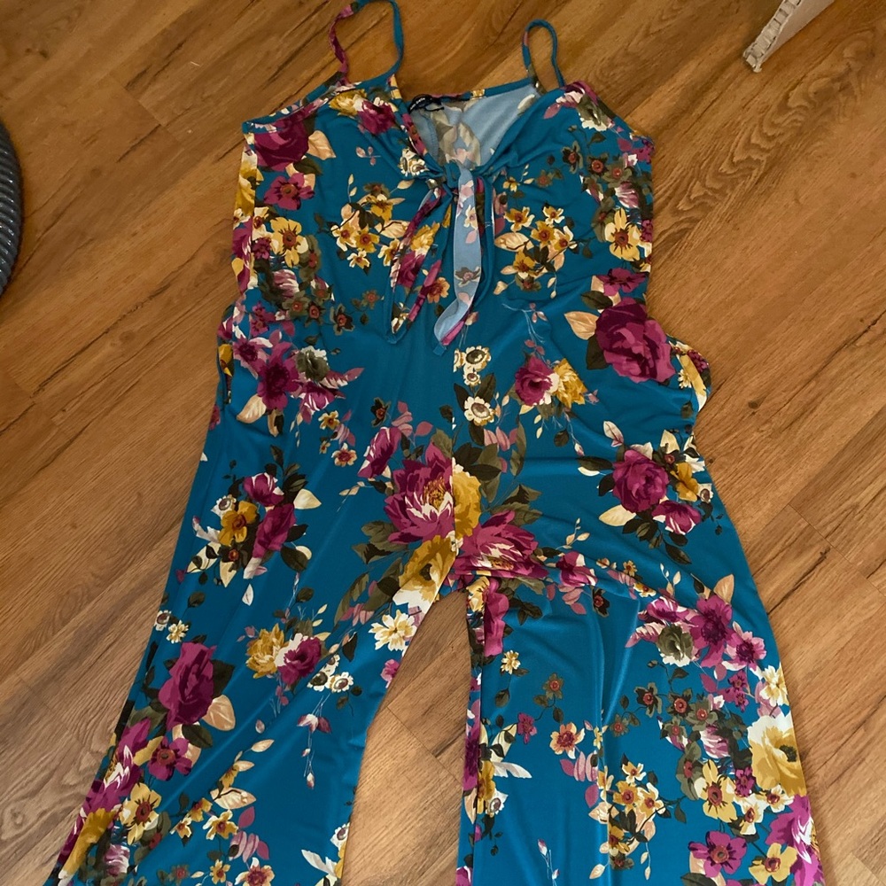 Floral jumpsuit